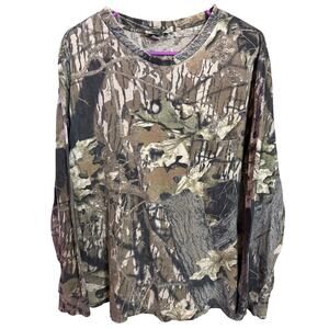 Vintage Camoflauge Single Stitch Hunting Longsleeve